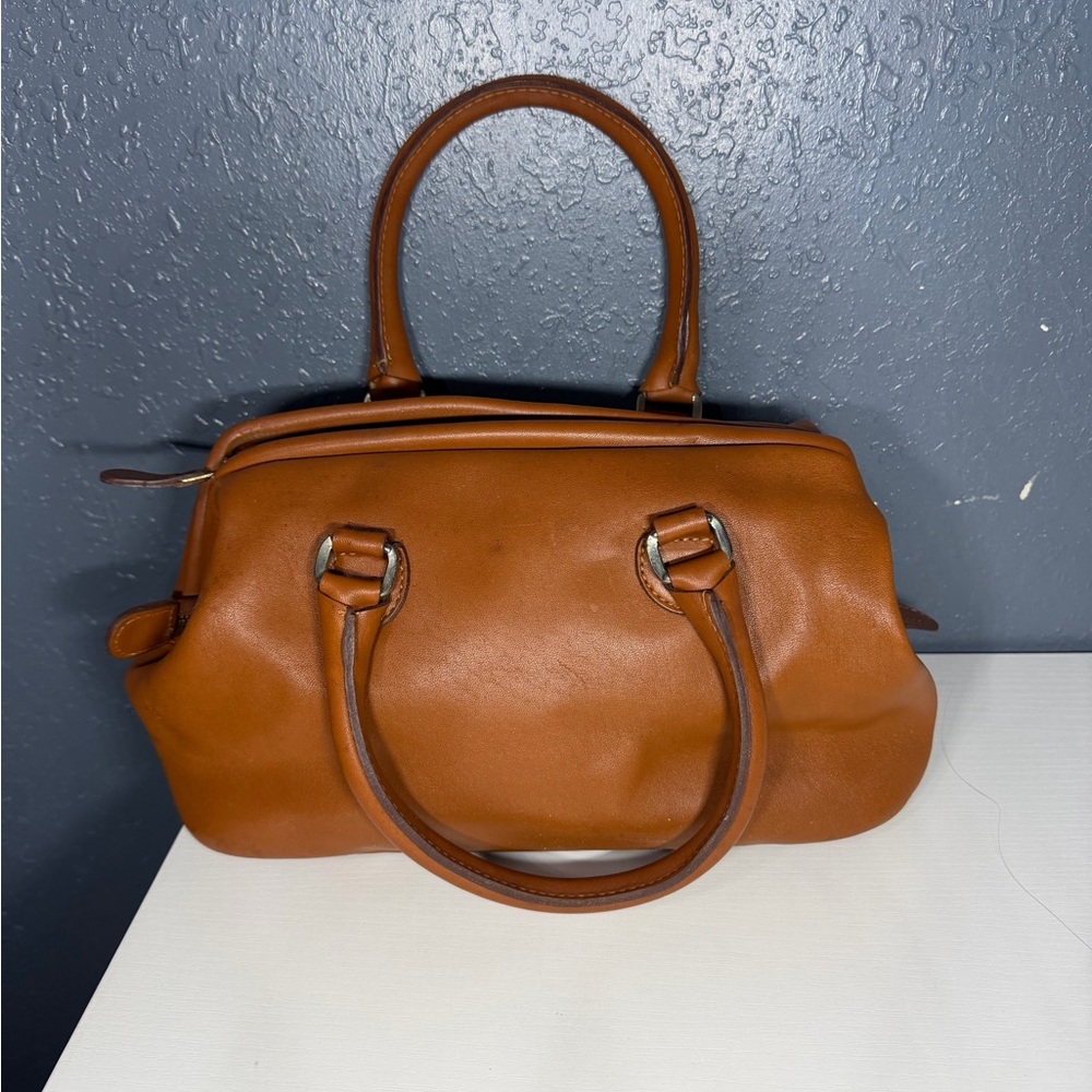 Fossil Brown Leather Satchel